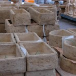 stone planters