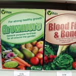 Blood bone and fish fertiliser