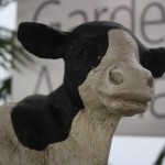 Plastic animals for gardens cow Plastic animals for gardens cow