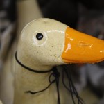 Plastic animals for gardens duck Plastic animals for gardens duck