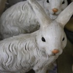 Plastic animals for gardens rabbits and hares Plastic animals for gardens rabbits and hares